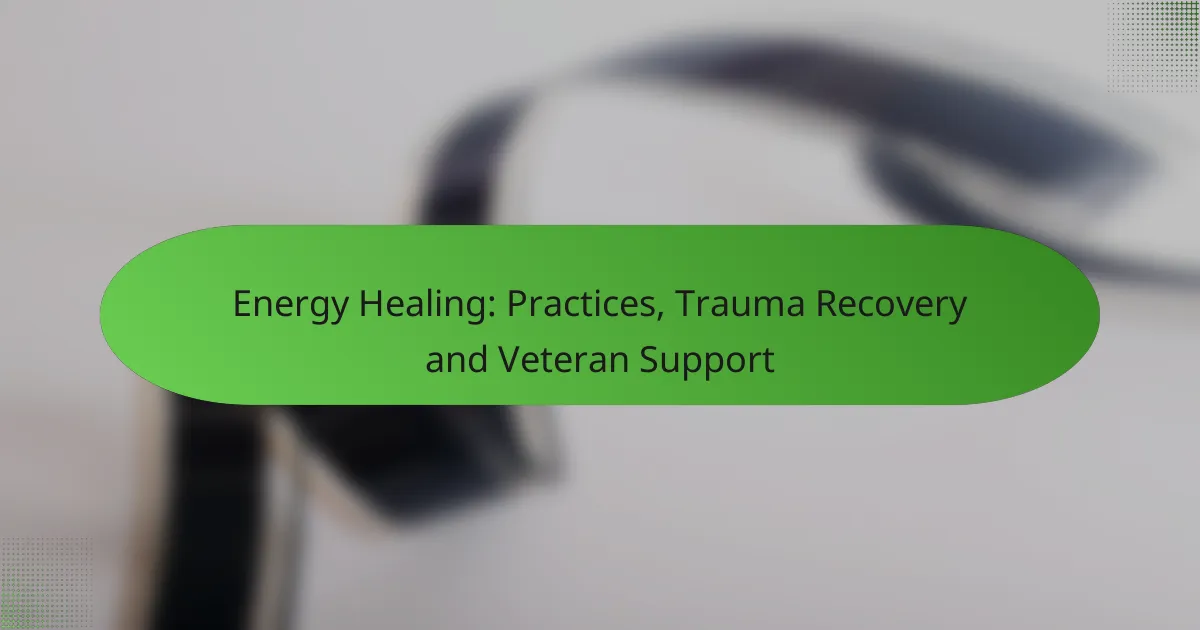 Energy Healing: Practices, Trauma Recovery and Veteran Support